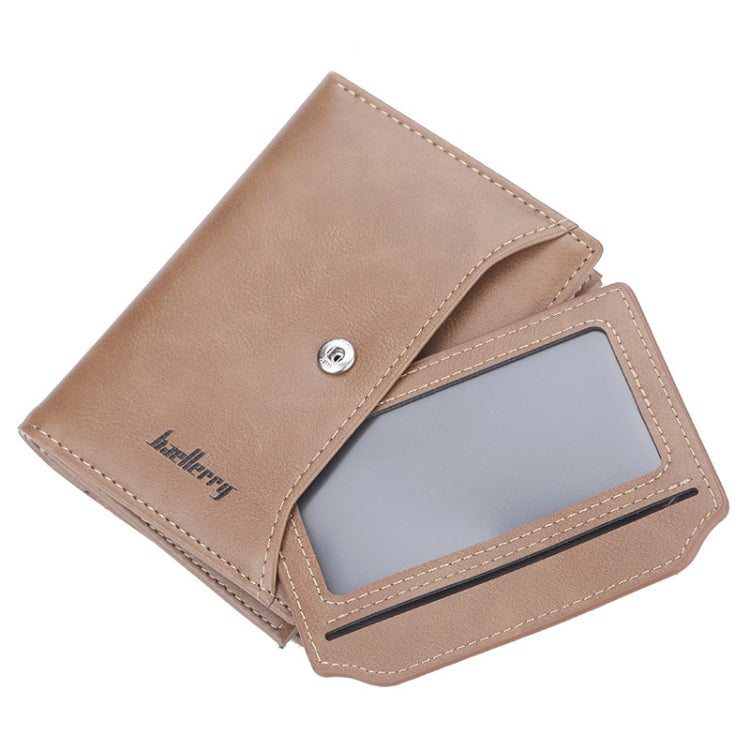 Baellerry D3218 Men Short Multi-Card Slot Zipper Wallet Large Capacity Card Holder(Brown) - Wallets by Baellerry | Online Shopping South Africa | PMC Jewellery | Buy Now Pay Later Mobicred