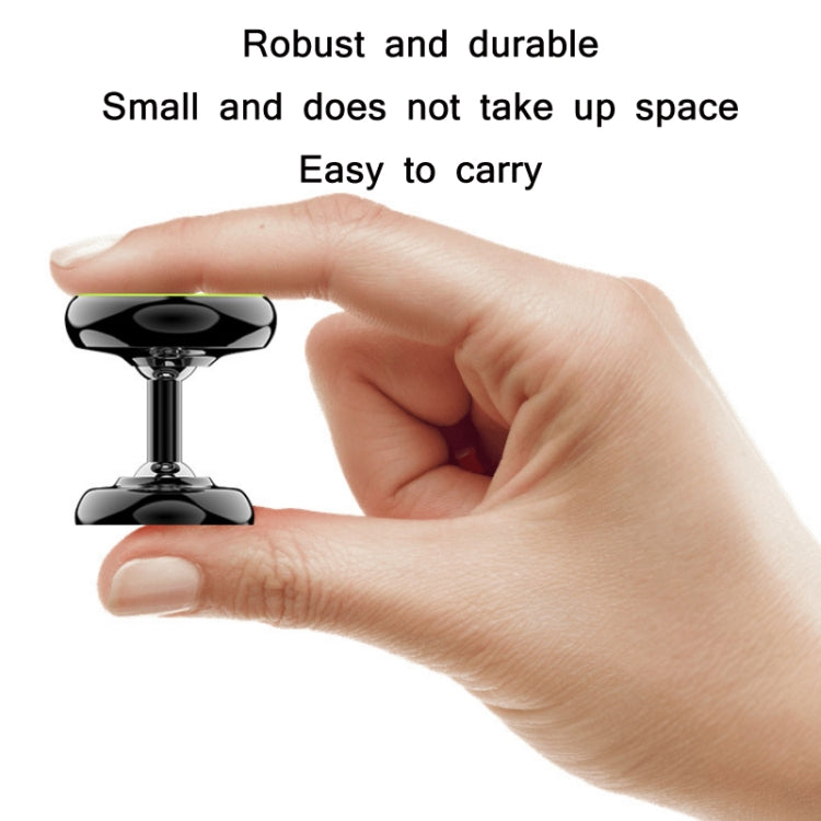 Car Aluminum Alloy Magnetic Mobile Phone Holder, Colour: Red (Luminous)