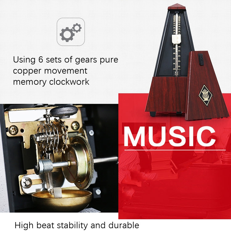 FRIEND Tower Mechanical Terrace Piano Guitar Violin Universal Rhythm Instrument(Tower Teak Color)