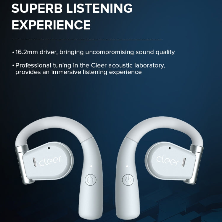 Cleer Call Noise Cancelling Music Gaming Swivel Over-Ear Wireless Bluetooth Earphones(White) - free shipping - PMC Jewellery - Order now!