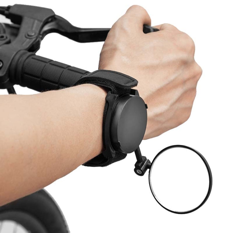 Bicycle Rearview Mirror With Wristband 360 Degree Rotating Mirror - free shipping - PMC Jewellery - Order now!