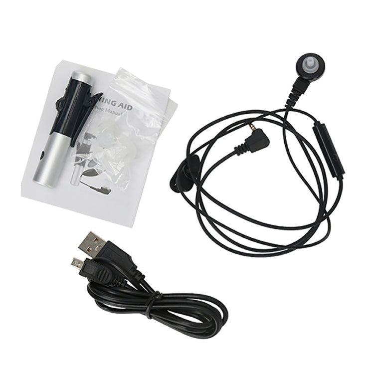 A-60 USB Rechargeable Hearing Aids Adjustable Tone Sound Voice Amplifier - Hearing Aids by PMC TechLife | Online Shopping South Africa | PMC TechLife