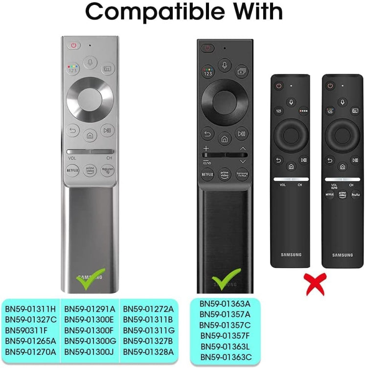 TV Remote Control Silicone Cover for Samsung BN59 Series(Black) - Remote Control Covers by PMC TechLife | Online Shopping South Africa | PMC TechLife