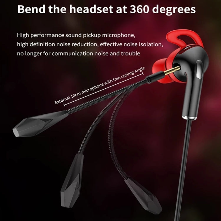 3.5mm Interface Mobile Phone Wire Control Headphones(White)
