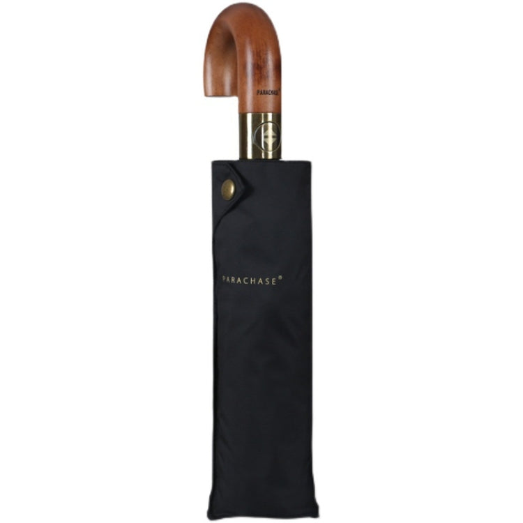 PARACHASE Large Ruggedized Shrink Retro Wind-Resistant Folding Umbrella(Blue) - free shipping - PMC Jewellery - Order now!
