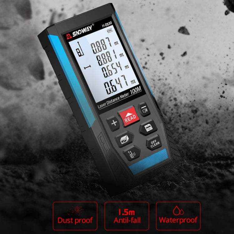 SNDWAY H-D120A Handheld Laser Rangefinder Infrared Measuring Instrument, Distance: 120m - free shipping - PMC TechLife - Order now!