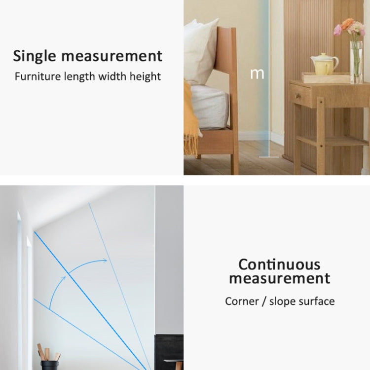 SNDWAY SW-BT60 Laser Rangefinder Infrared Measuring Ruler, Style: 60m Bluetooth Version - free shipping - PMC TechLife - Order now!