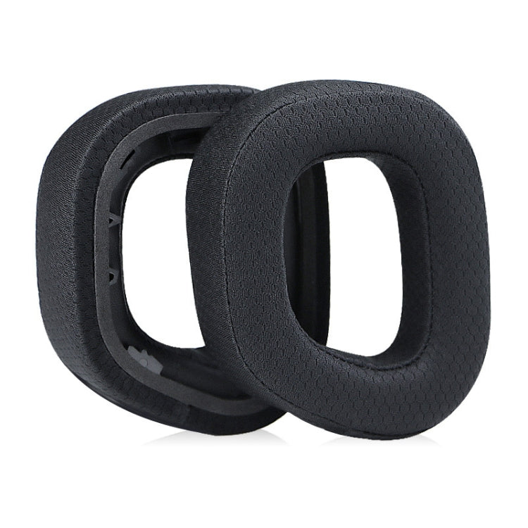 2 PCS RGB Headest Sponge Cover Earmuffs For Corsair HS80(Full Mesh)