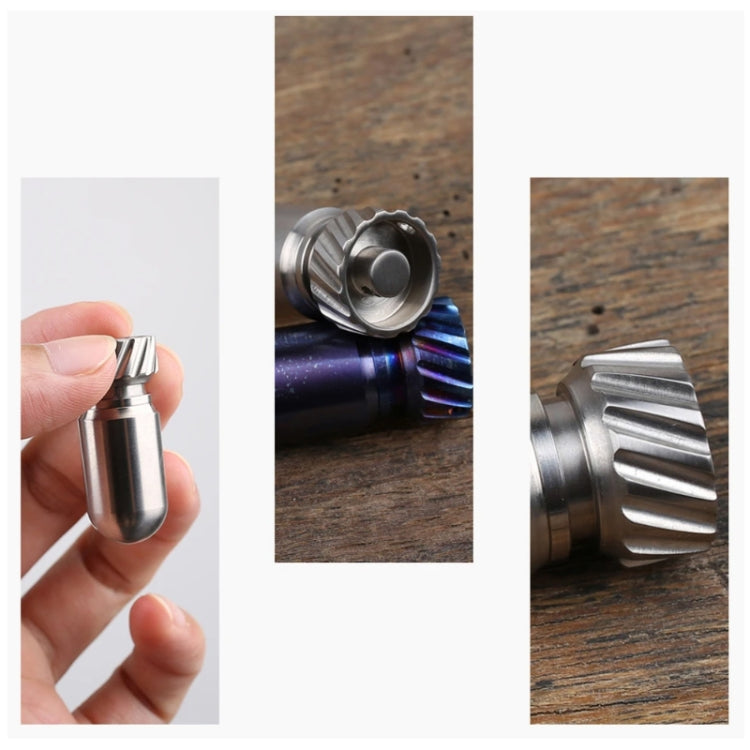 Portable Pure Titanium Mini Waterproof Warehouse Sealed Jar Pill Box, Color: Primary Color - free shipping - PMC Jewellery - Order now!