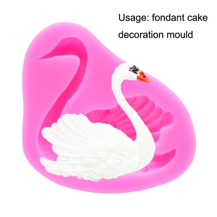 2 PCS Swan Baking Silicone Mould Cake Decorating Mould(Pink) - Food Molds by PMC TechLife | Online Shopping South Africa | PMC TechLife | Buy Now Pay Later Mobicred