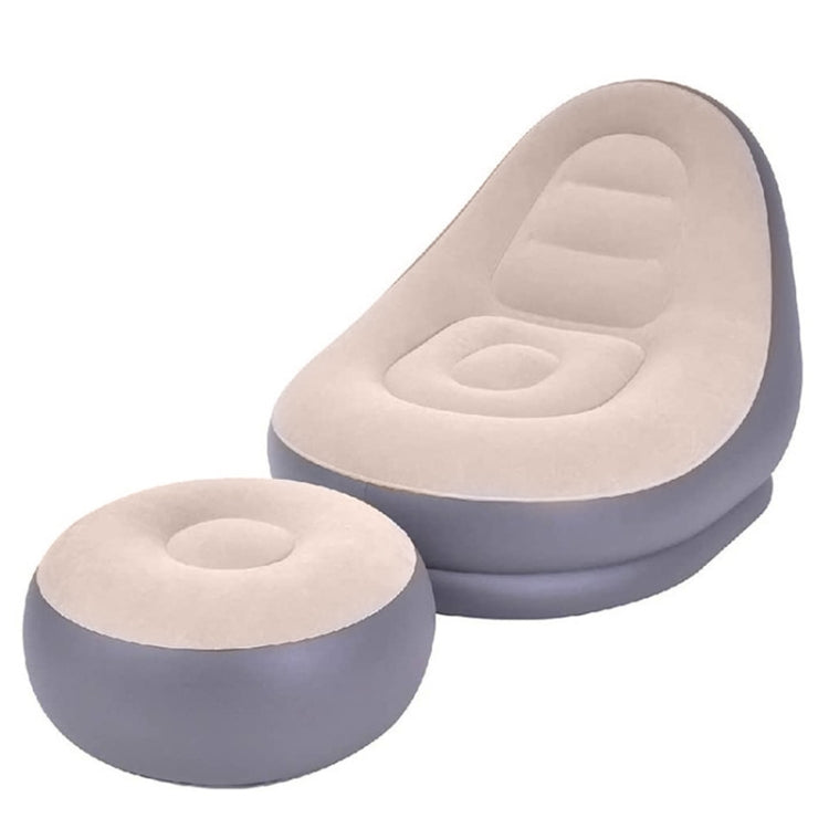 Lunch Break Inflatable Lazy Sofa, Bottom Color Random Delivery, Style: Sofa+Pedal - Sofas by PMC Jewellery | Online Shopping South Africa | PMC Jewellery | Buy Now Pay Later Mobicred