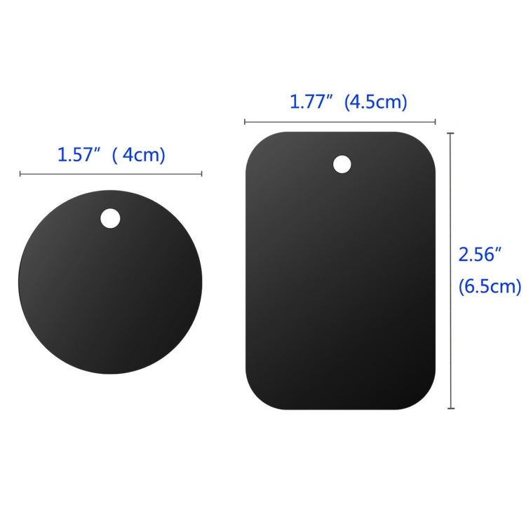 30 PCS Car Phone Holder Magnetic Sheet, Spec: 45 x 65mm (with Tape)