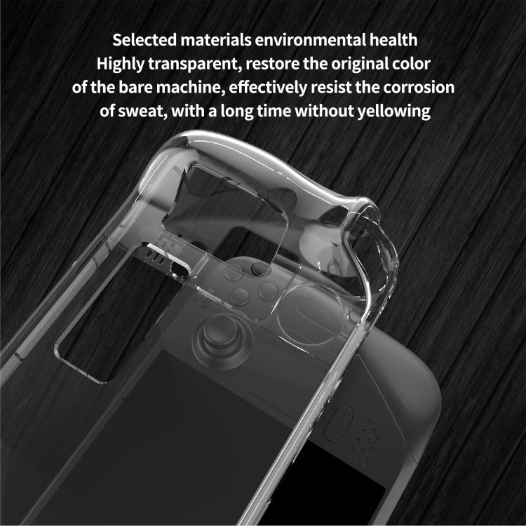 PGTECH Split Crystal Hard Shell Case for Steam Deck Game Console - Cover Case by PMC Jewellery | Online Shopping South Africa | PMC Jewellery | Buy Now Pay Later Mobicred