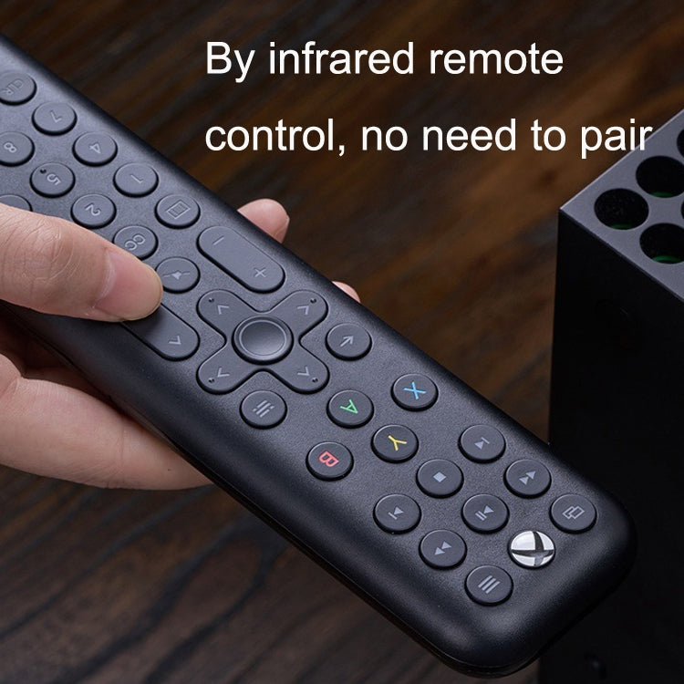 8BitDo Backlit Key Media Remote Control For Xbox, Style: Long Version (Black)