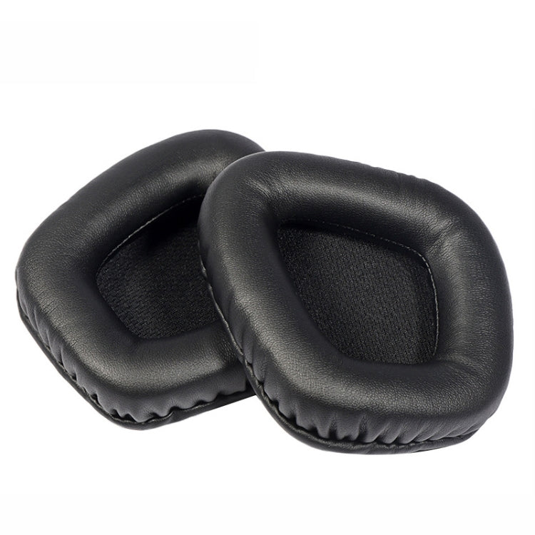 2 PCS Replacement Earpads for Corsair Void Pro Elite,Style: Black Protein Leather