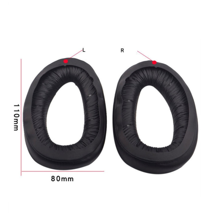 2 PCS Headphone Sleeve Cover for Sennheiser GSP300 GSP370 GSP350,Style: Lamb Leather