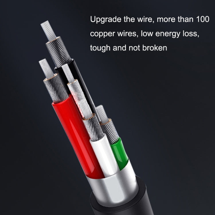 2 PCS USB Car Charge 12V To 5V Navigation Instrument Reduction Line(Android Left Bend)