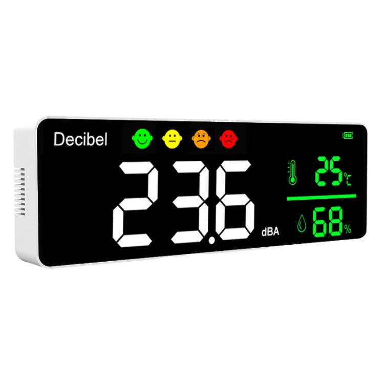 DM1306D Wall-mounted Decibel Meter Temperature & Humidity Detector - Light & Sound Meter by PMC Jewellery | Online Shopping South Africa | PMC Jewellery | Buy Now Pay Later Mobicred