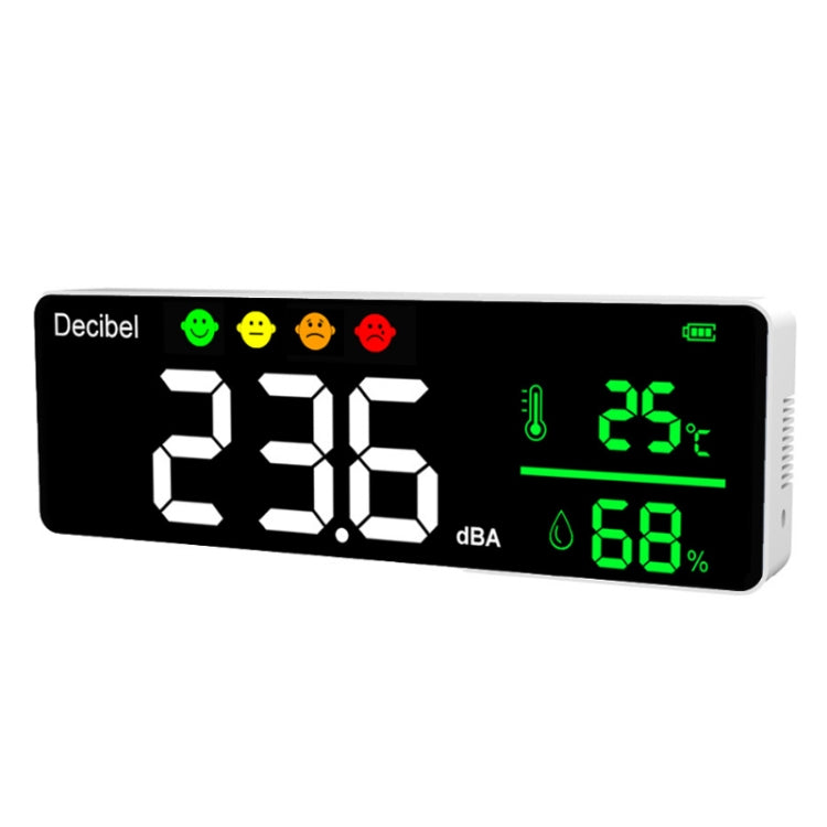 DM1306D Wall-mounted Decibel Meter Temperature & Humidity Detector - Light & Sound Meter by PMC Jewellery | Online Shopping South Africa | PMC Jewellery | Buy Now Pay Later Mobicred