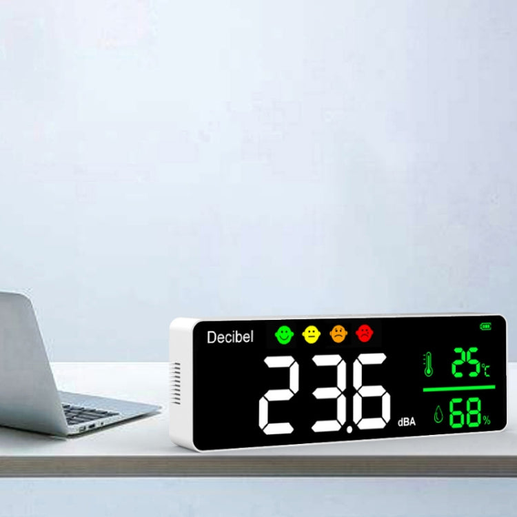 DM1306D Wall-mounted Decibel Meter Temperature & Humidity Detector - Light & Sound Meter by PMC Jewellery | Online Shopping South Africa | PMC Jewellery | Buy Now Pay Later Mobicred