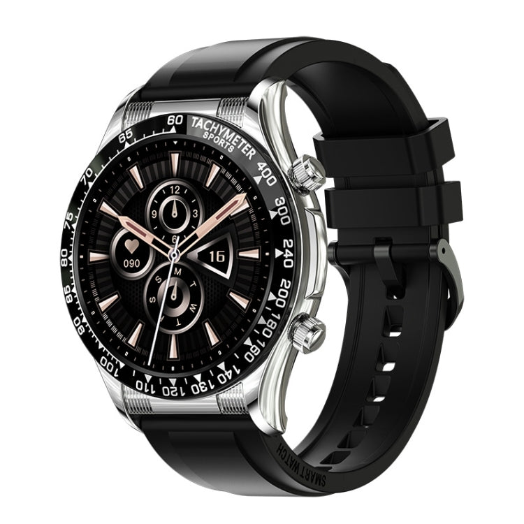 LOANIY E18 Pro Smart Bluetooth Calling Watch with NFC Function, Color: Black Silicone - free shipping - PMC Jewellery - Order now!