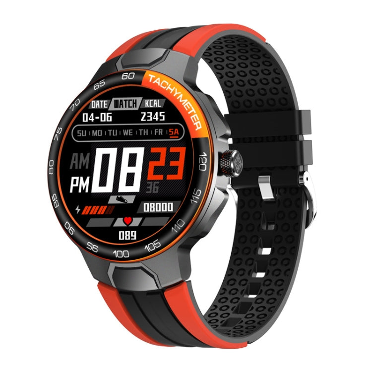 Wearkey E15 1.28 Inch Smart Heart Rate Monitoring Touch Screen Watch(Orange)