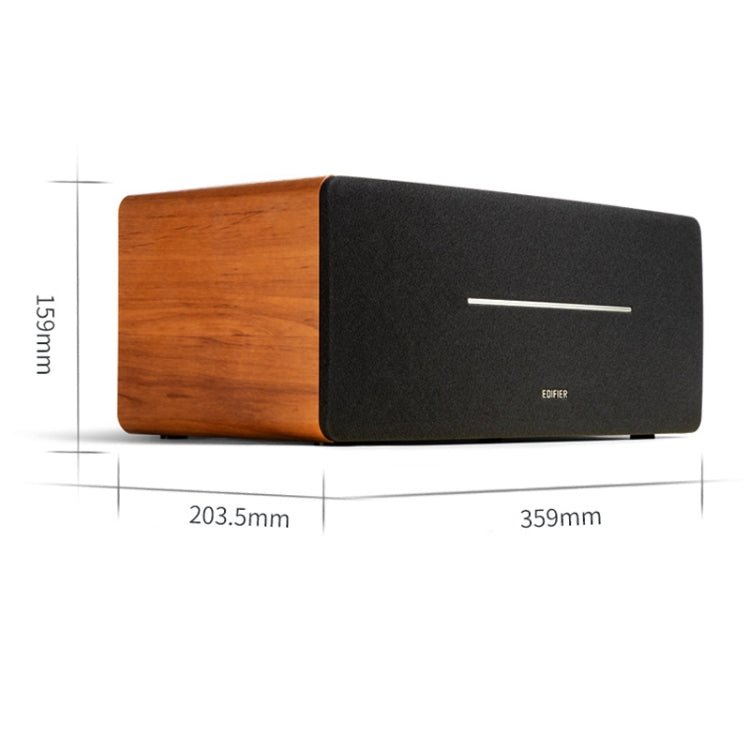 Edifier D12 Wireless Bluetooth Speaker Car Subwoofer Stereo(Wood Grain) - free shipping - PMC Jewellery - Order now!