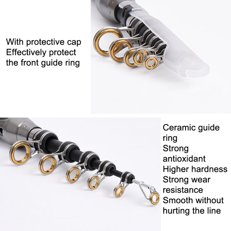 LEO 27593 Carbon Mini Fishing Rod Shrink Handle Throwing Poles, Length: 1.8m - free shipping - PMC Jewellery - Order now!