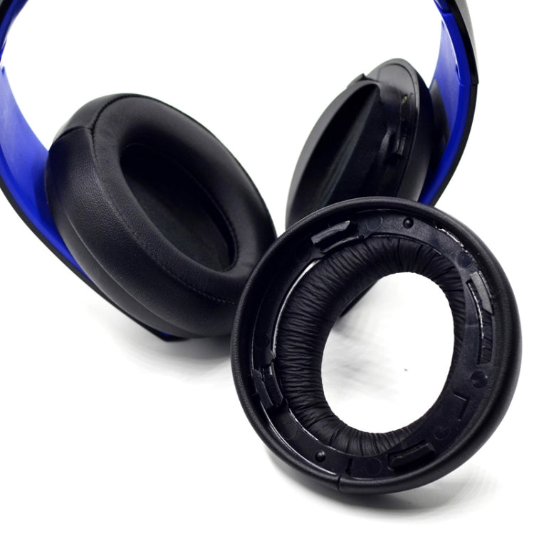 2 PCS Headphone Sponge Cover for SONY PS3 PS4 7.1 Gold,Style: Cloth Fiber Earpads