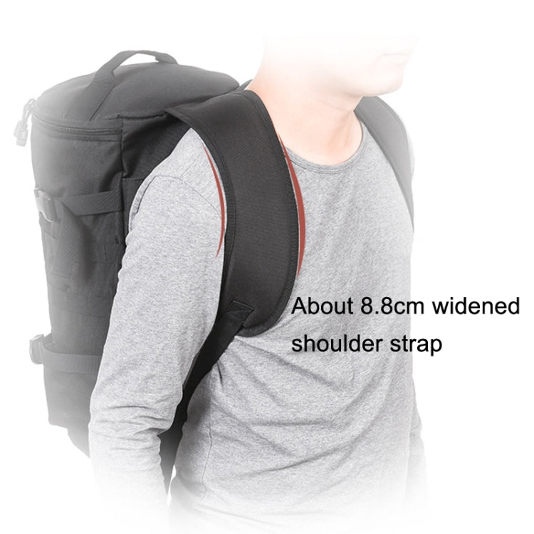 LEO 28085 Cylina Shape Fishing Gear Backpack Fishing Rod Outdoor Shoulder Bag(28085-B Black) - free shipping - PMC TechLife - Order now!