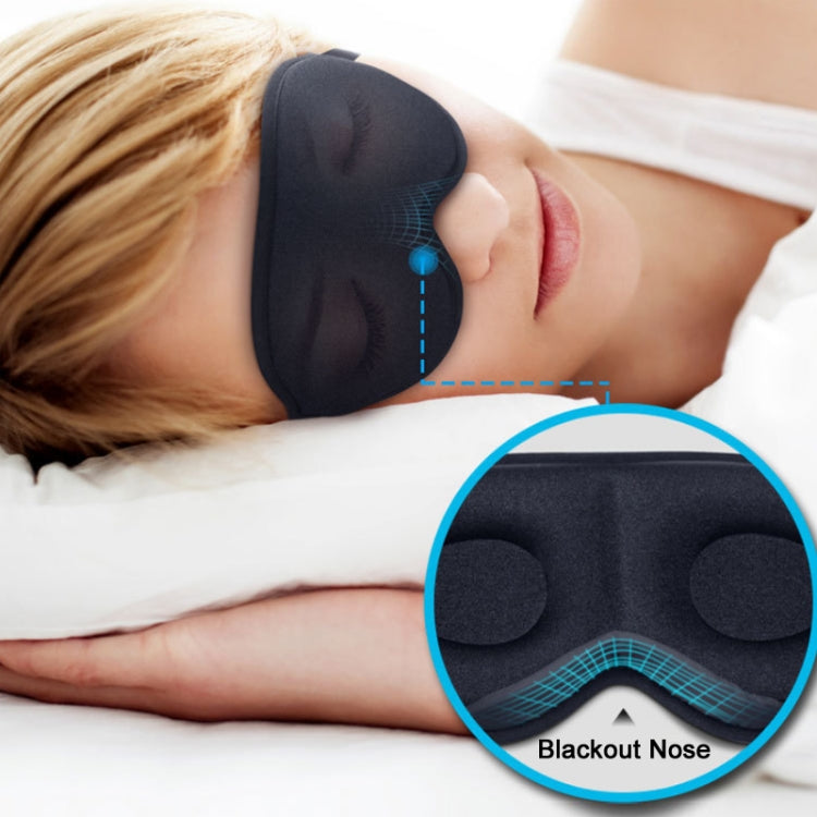3D Breathable Shading Three-Dimensional Nose Wing Integrated Eye Mask(1021) - free shipping - PMC TechLife - Order now!