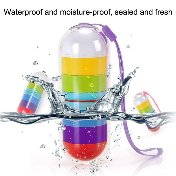 Portable Cylindrical Rotary 7 Compartments Independent Plastic Travel Pill Box(As Show) - free shipping - PMC TechLife - Order now!