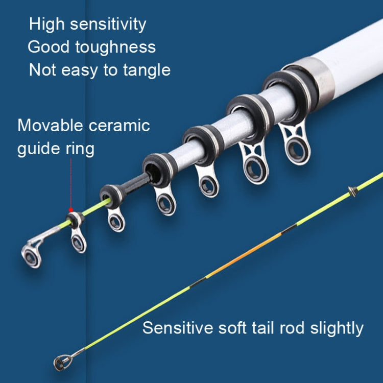Soft Tailed Small Rod Retracting Short Raft Fishing Rod, Length: 2.1m