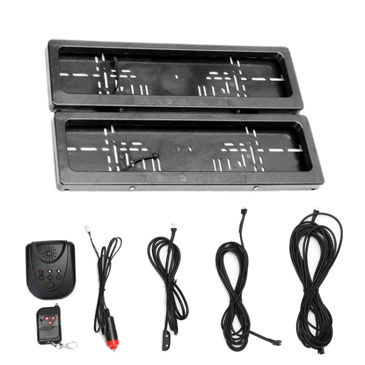European Standard Electric License Plate Roller Shutter Protective Cover - License Plate Covers & Frames by PMC Jewellery | Online Shopping South Africa | PMC Jewellery | Buy Now Pay Later Mobicred