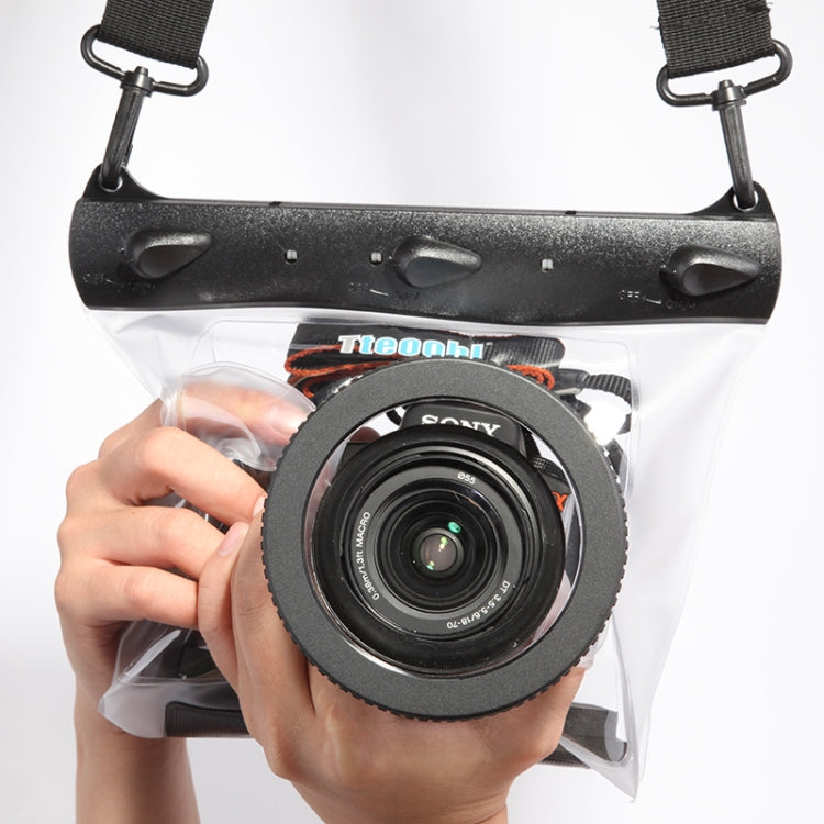 Tteoobl 20m Underwater Diving Camera Housing Case Pouch Camera Waterproof Dry Bag, Size: M(Frosted Transparent) - free shipping - PMC Jewellery - Order now!