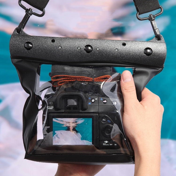 Tteoobl 20m Underwater Diving Camera Housing Case Pouch Camera Waterproof Dry Bag, Size: M(Black) - free shipping - PMC Jewellery - Order now!
