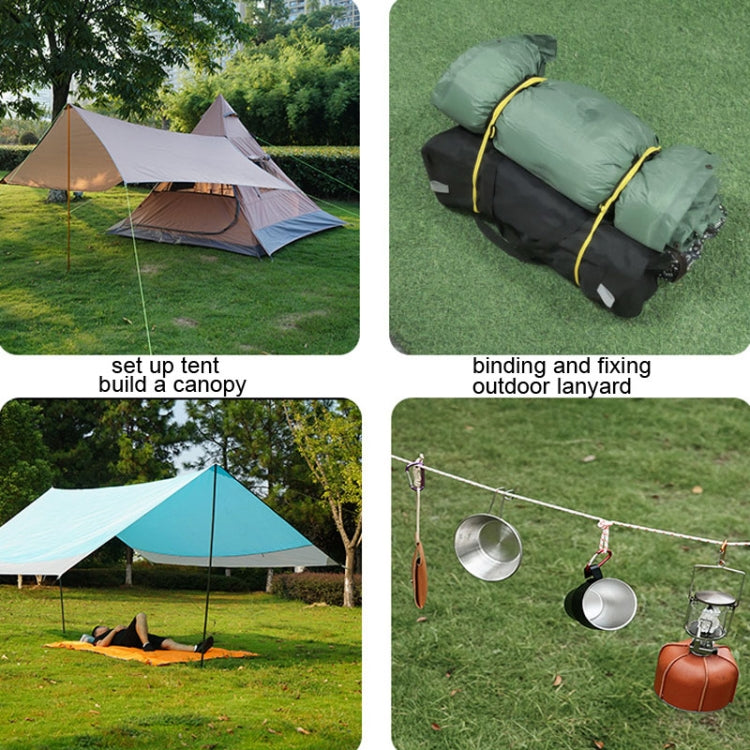 4 PCS / Set CLS Outdoor Camp Reflective Wind-Proof Camping Support Rod(Yellow) - Tents & Accessories by CLS | Online Shopping South Africa | PMC TechLife | Buy Now Pay Later Mobicred
