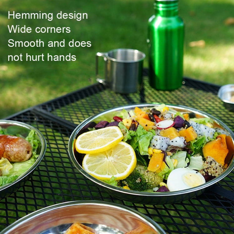 22 PCS / Set CLS Portable Stainless Steel Dinner Plate Outdoor Camping Cutlery - free shipping - PMC Jewellery - Order now!