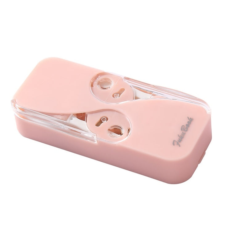 FukuBook Portable Mini Automatic Opening and Closing Floss Storage Box with Floss(Pink) - Oral Irrigators by FukuBook | Online Shopping South Africa | PMC Jewellery | Buy Now Pay Later Mobicred