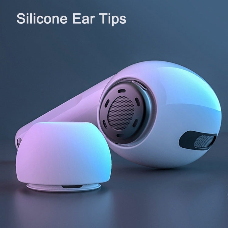 4 Sets / 12pcs In-Ear Headphones Silicone Earphone Earbud Case For AirPods Pro / Pro 2(Black)