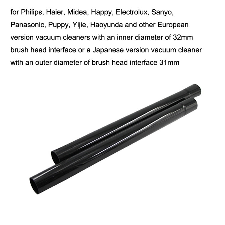 5PCS For Philips / Midea Vacuum Cleaner Accessories Straight Pipe Connecting Pipe - For Philips Accessories by PMC TechLife | Online Shopping South Africa | PMC TechLife | Buy Now Pay Later Mobicred