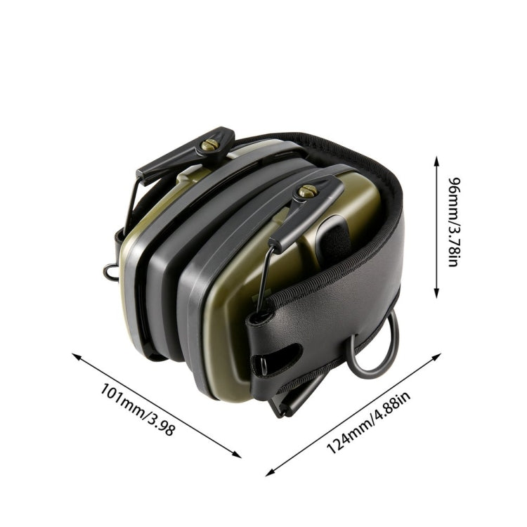 Noise-cancelling Headphones Noise-isolating Earmuffs For Outdoor Work(Green) - Workplace Safety Supplies by PMC Jewellery | Online Shopping South Africa | PMC Jewellery | Buy Now Pay Later Mobicred