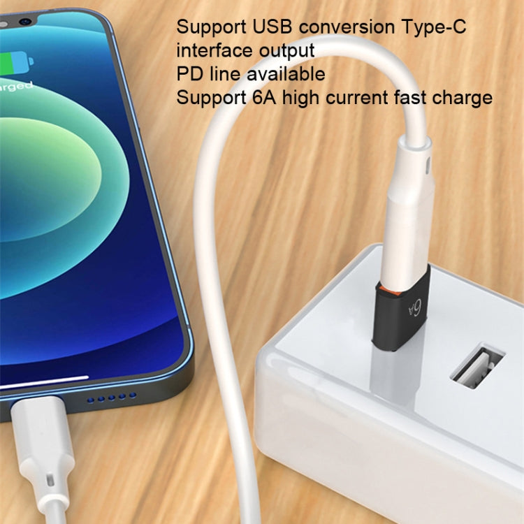 10 PCS HOWJIM HJ003 Type-C To USB3.0 Adapter Support Charging & Data Cable Transfer(Silver) - Type-C Adapter by HOWJIM | Online Shopping South Africa | PMC Jewellery | Buy Now Pay Later Mobicred