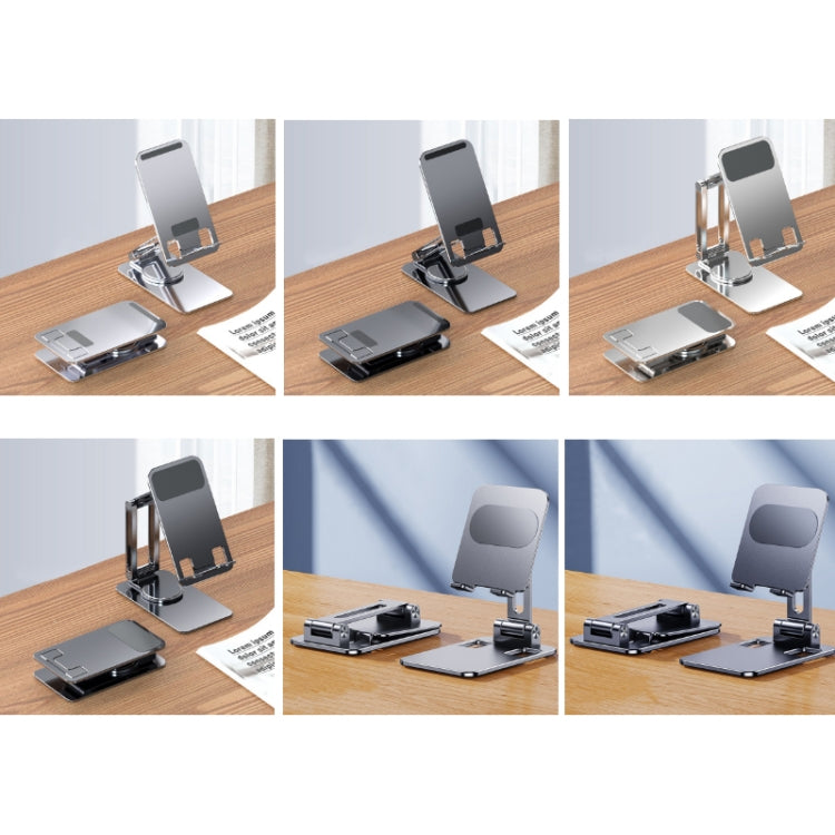 Portable Mobile Phone Tablet Desktop Stand, Color: K5 Silver