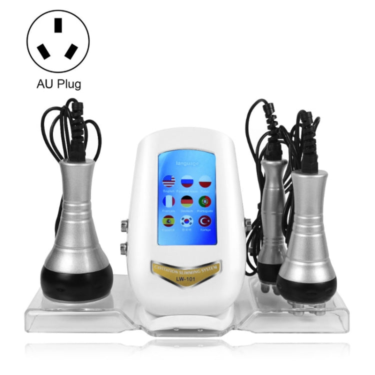 3-in-1 40K Ultrasonic Fat Blasting Device Radio Frequency Beauty Device Plastic Handle(AU Plug) - Beauty Instrument by PMC Jewellery | Online Shopping South Africa | PMC Jewellery | Buy Now Pay Later Mobicred