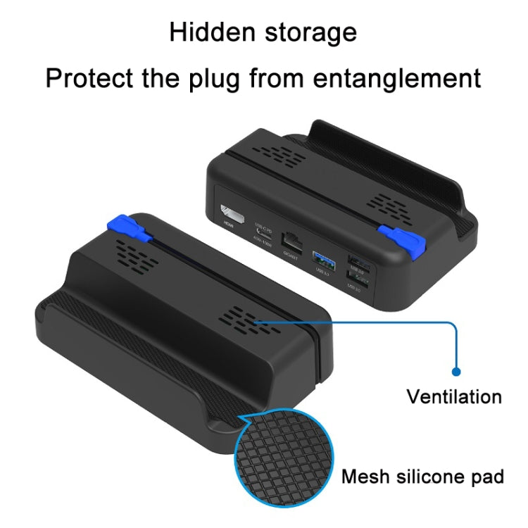 PGTECH For Steam Deck Game Console Base Support Data Transmission With Network Port - free shipping - PMC Jewellery - Order now!