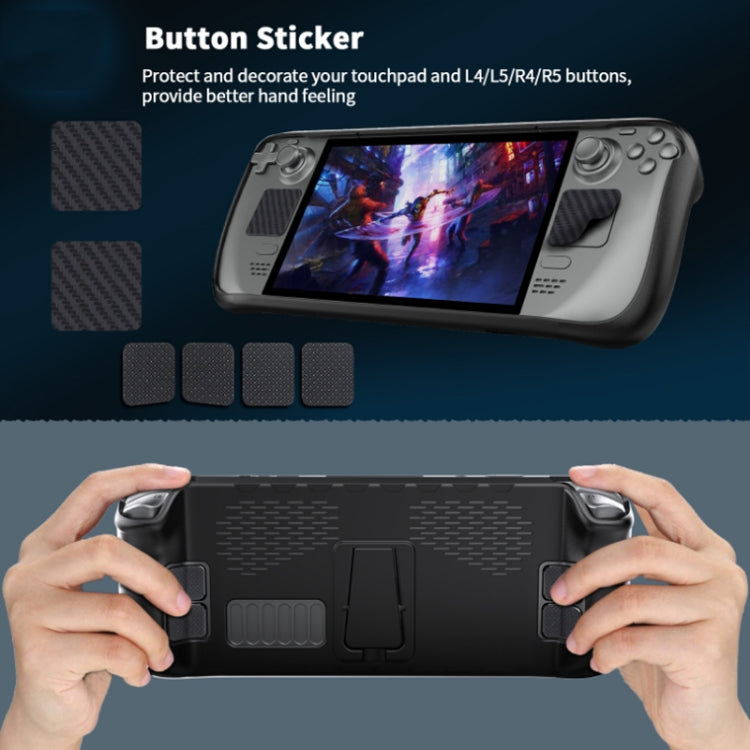 JYS For Steam Deck Handheld TPU Case + Touchpad Button Sticker - free shipping - PMC Jewellery - Order now!