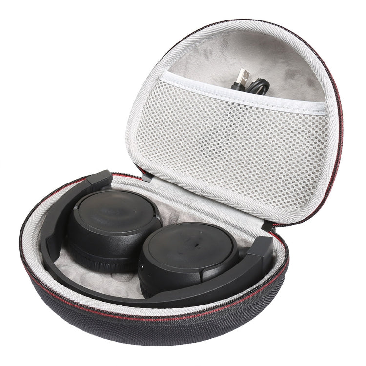 For JBL T450BT/500BT Wireless Headset Storage Case Bag(White Velvet Lining)