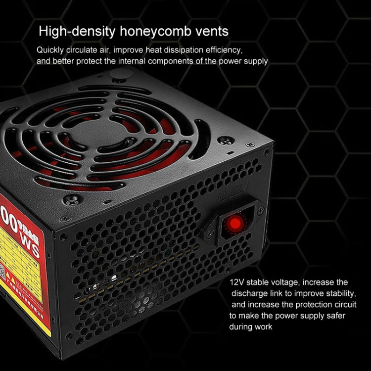 JBON 500WS ATX 12V Computer Power Supply With 12cm Fan - PC Power Supplies by JBON | Online Shopping South Africa | PMC Jewellery | Buy Now Pay Later Mobicred