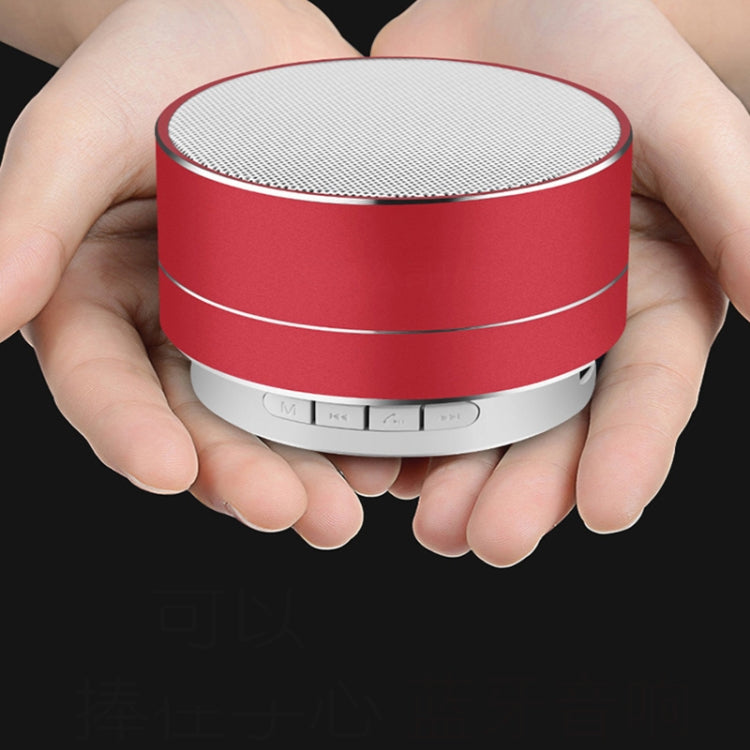 A10 Mini Metal Wireless Bluetooth Speaker(Black)